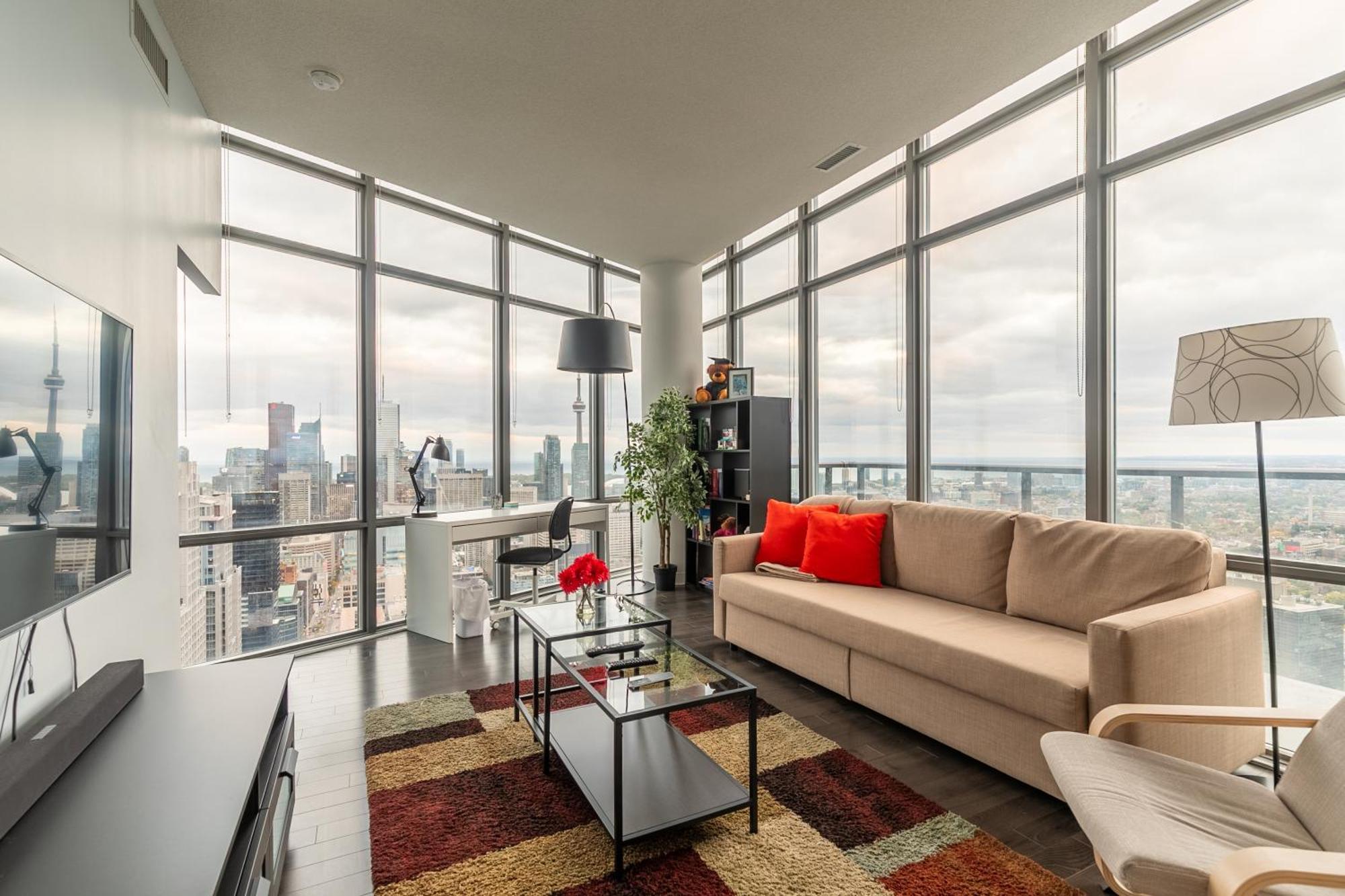 Great View High Rise In Central Toronto Bagian luar foto