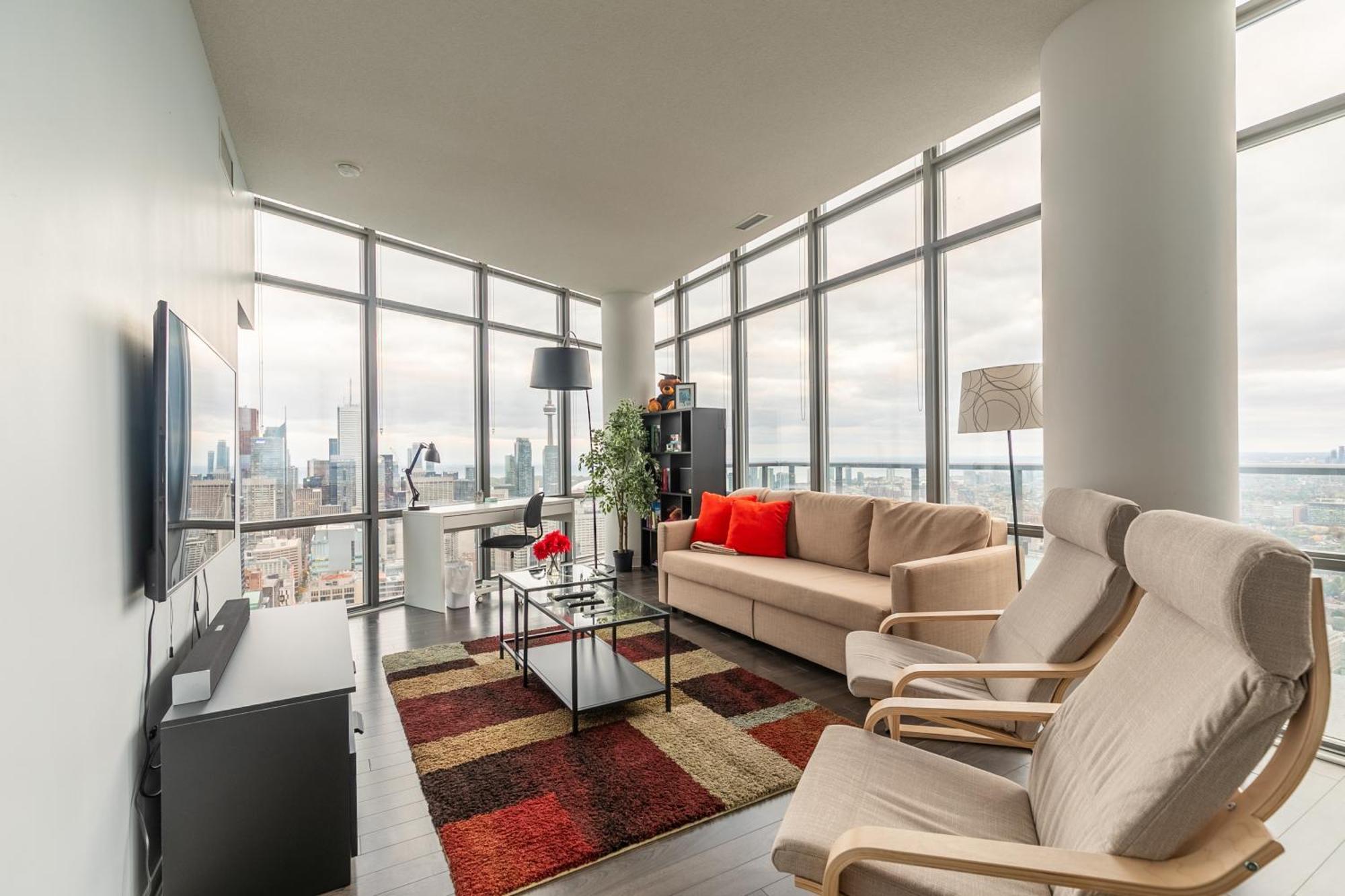 Great View High Rise In Central Toronto Bagian luar foto